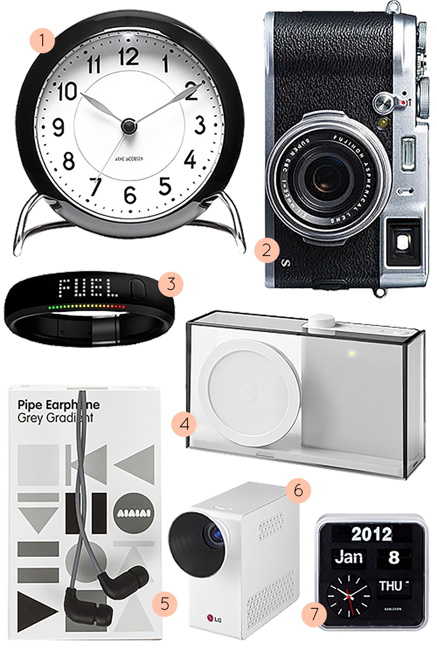 Gadgets high-tech : 6 gadgets haute technologie