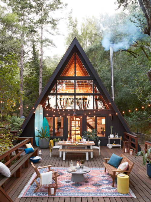 Maxwell Tielman - Mid-Century Modern Rustic A-Frame West Coast